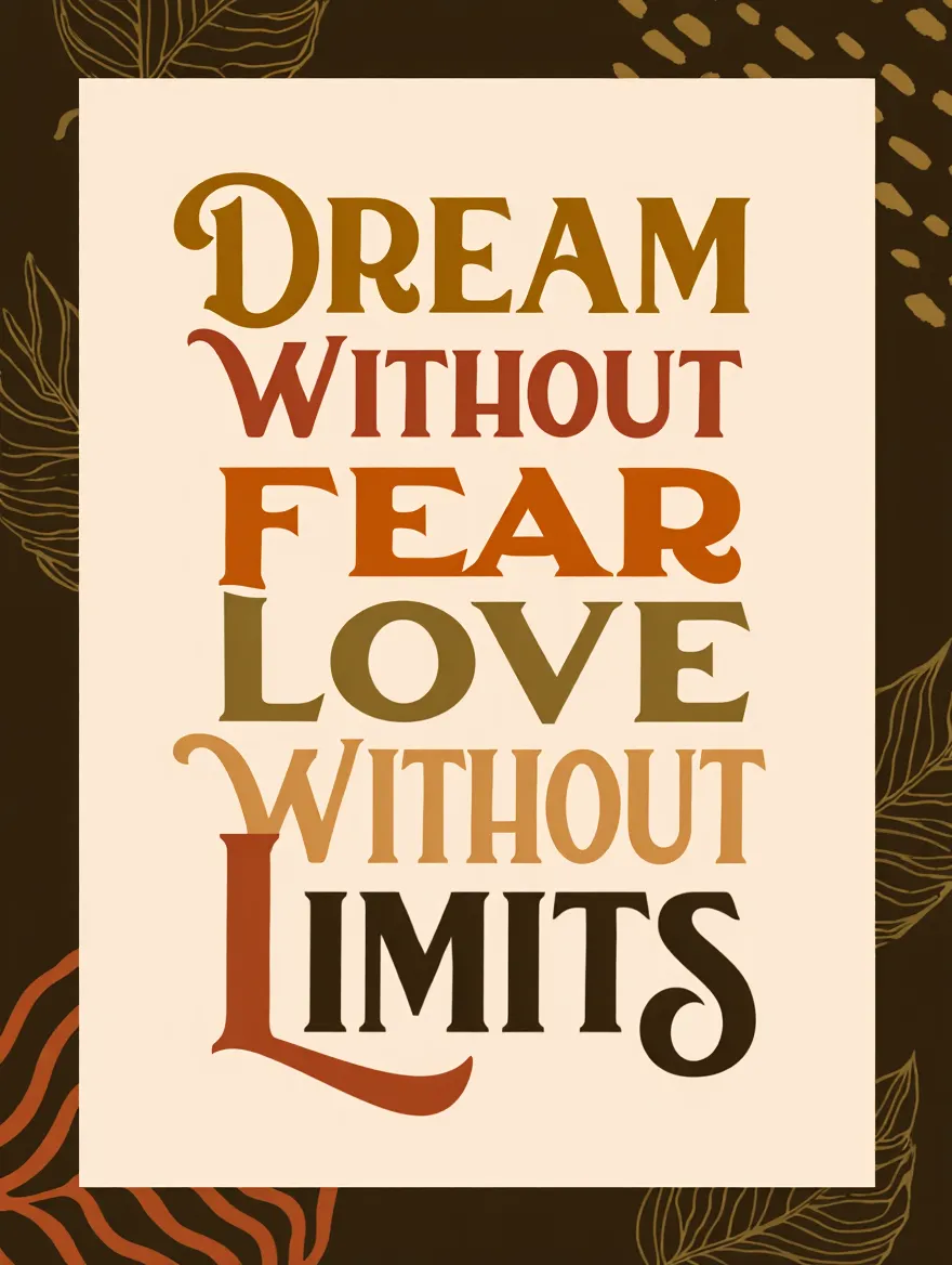 Typografiskt citat poster
